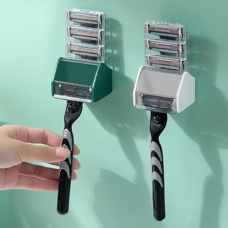 Мужской Держатель Для Бритвы Пластиковая Присоска Подставка Хранения Аксессуар