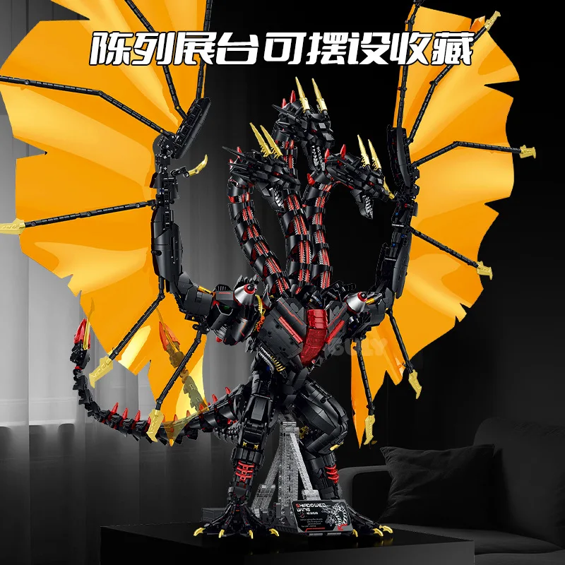 Фото В НАЛИЧИИ GULY 80508 MOC Mecha Series-Dora of Warcraft Building Blocks Evil Dragon Bricks Model DIY Adult Toy Christmas Gift Set №4
