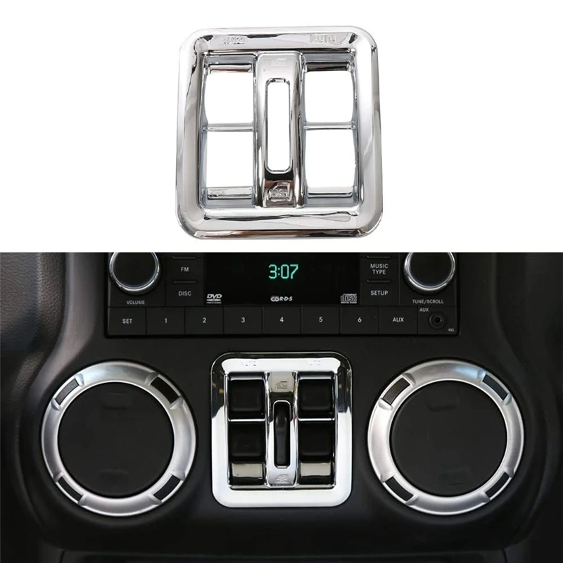 Кнопка переключения окна автомобиля накладка на рамку для Jeep Wrangler JK JKU 2011 2012 2013 2014
