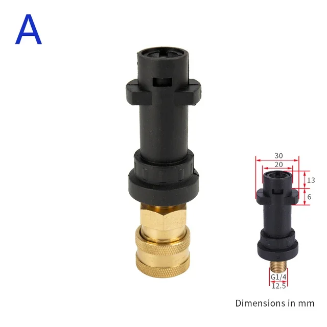 

Быстроразъемный соединитель для мойки высокого давления 1/4", XMSJ