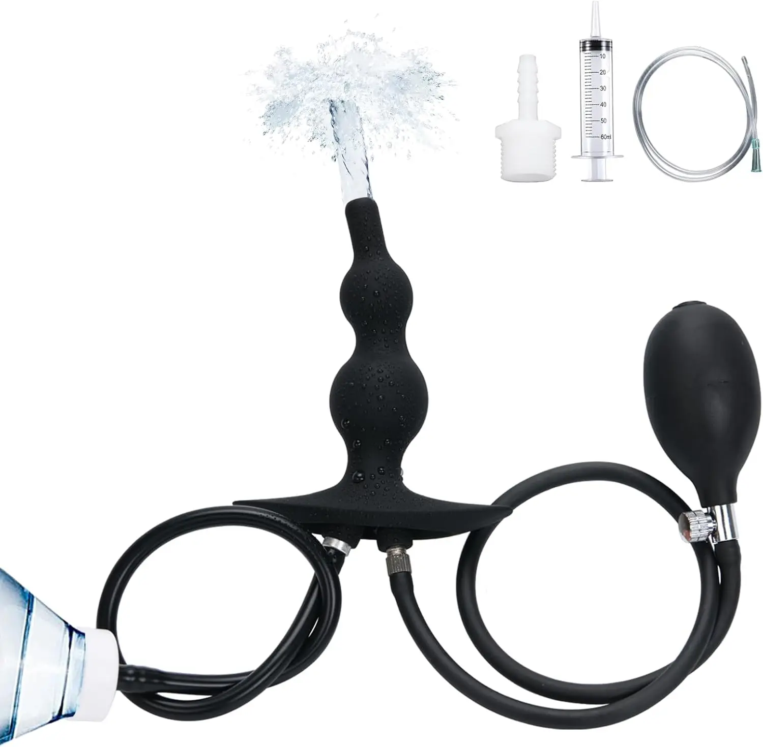 Надувная анальная пробка для душа клизмы набор очистки толстой кишки душ