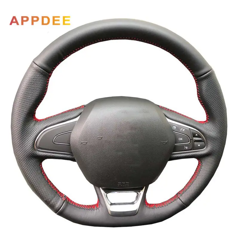 

Чехлы для руля из искусственной кожи для Renault Kadjar Koleos Megane Talisman Scenic 2016 2017