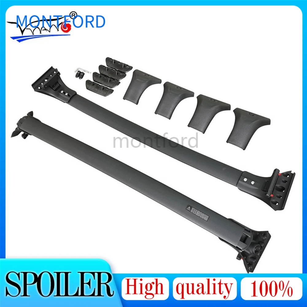 

Автомобильный Стайлинг для Toyota Fortuner, боковые рейки из алюминиевого сплава, поперечные рейки, багажник на крышу, 2 шт.