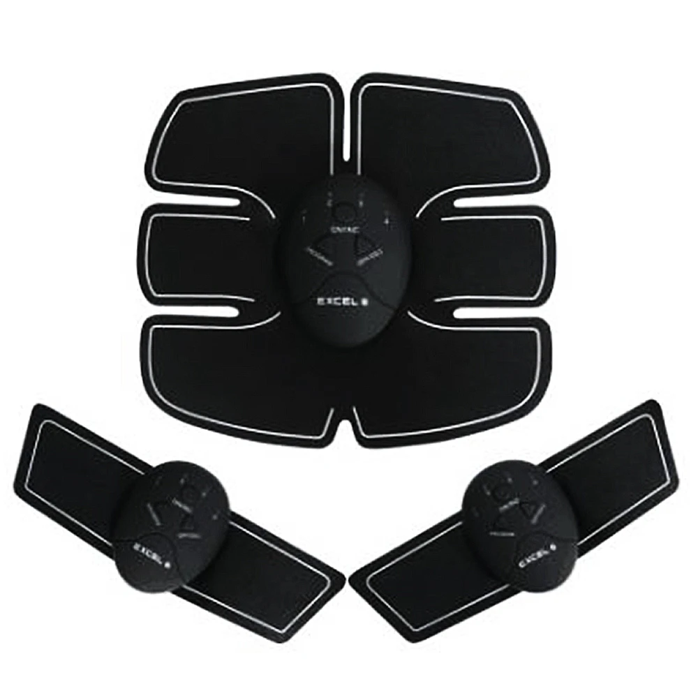 

EMS Pads ABS Stimulator Muscle Toner Abdominal Toning Belt Muscle Trainer Portable Fitness Trainer for Abdomen Arm and Leg