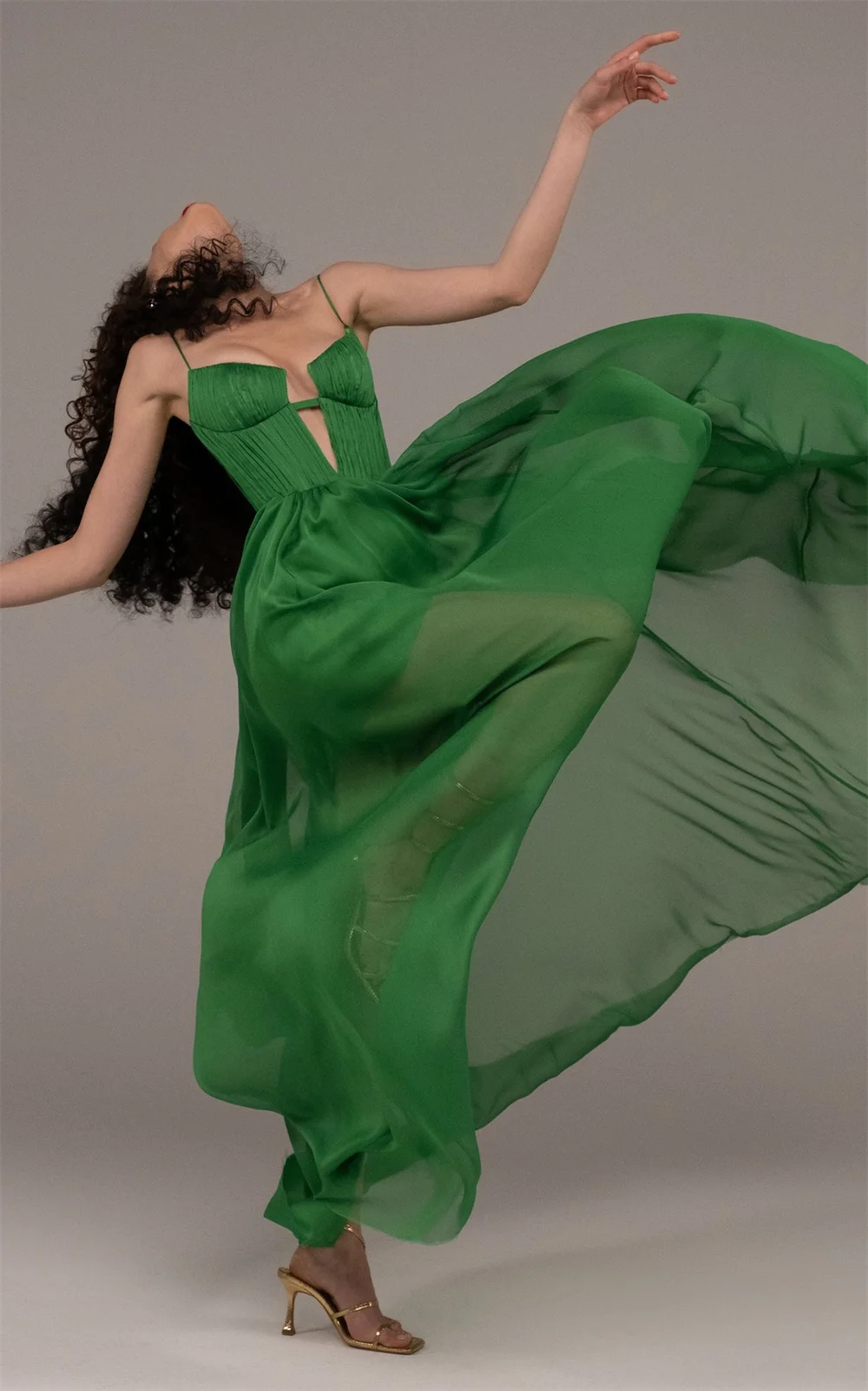Green Women Evening Party Dress 2023 New in Sexy Spaghetti V-neck Backless High Split Long Gown Ladies Elegant Prom Maxi Dresses