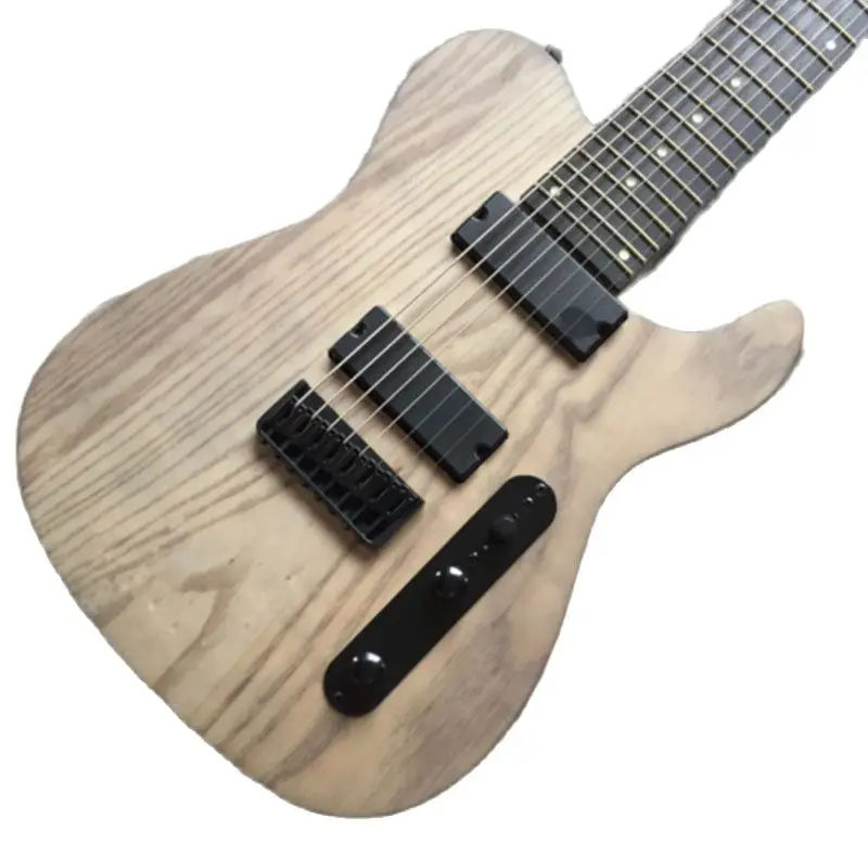 

Custom 8-string TL Electric Guitar Matt Grey String Thru Body