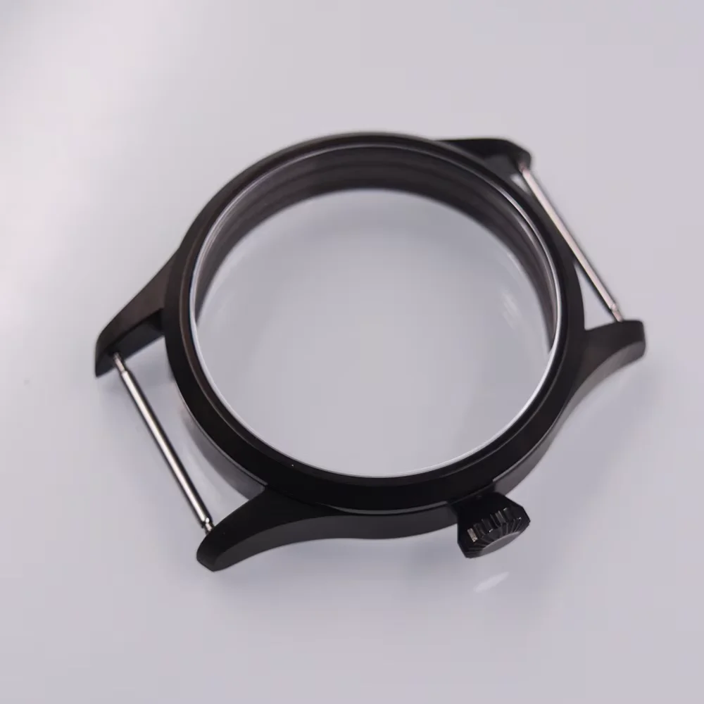 Корпус часов из цельной стали 42 мм подходит для механизма ETA 6497 6498 ST3600 3620 корпус