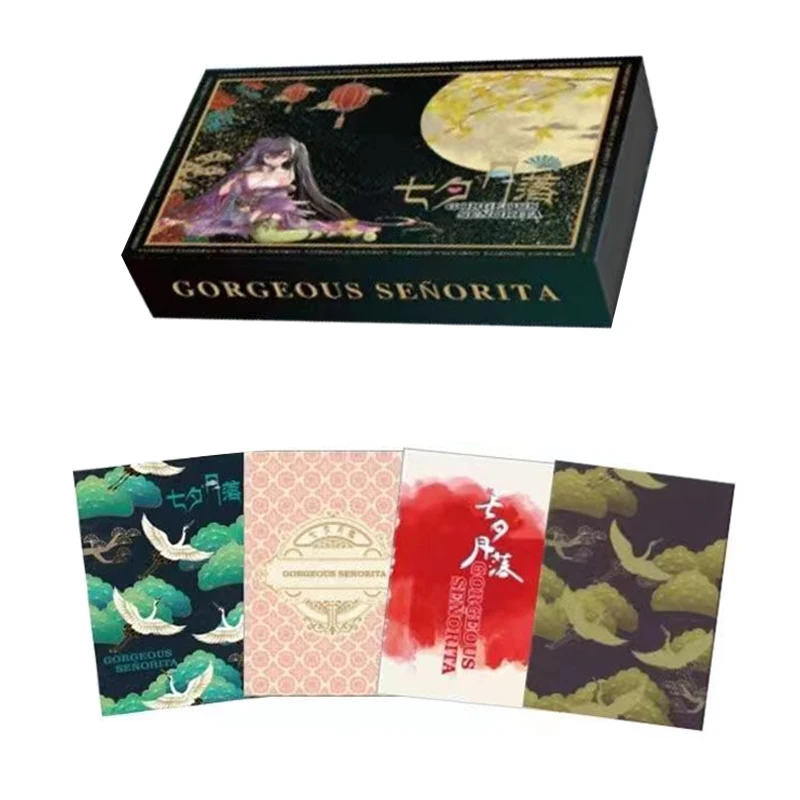 

New Goddess Story Tanabata Moonset Tcg Anime Figures Rem Paimon Love Board Game Toys Collection Card
