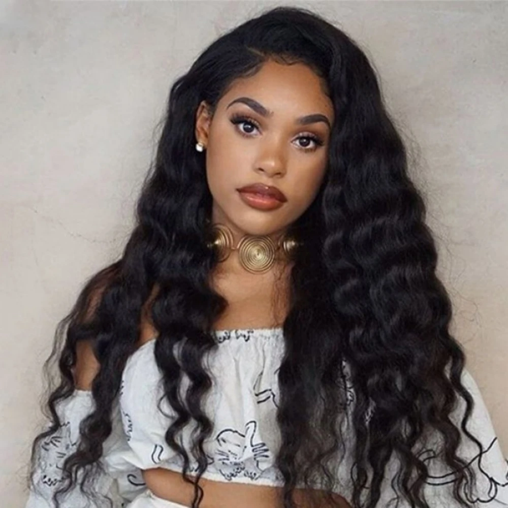 

Loose Deep Wave Wig 4x1 T Part Lace Closure Wig Human Hair Wigs 4x4 Closure Wig For Brazilian Women Remy Hair Pre-Plucked