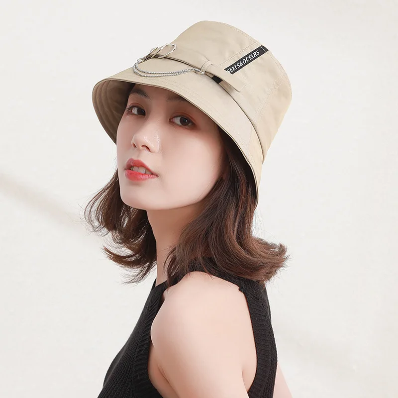 

Four Seasons Street Chain hip-hop Basin During Patch Fisherman Hat Street Snap Caps Outdoor Sun Hat Can Set The Fashion Elegant