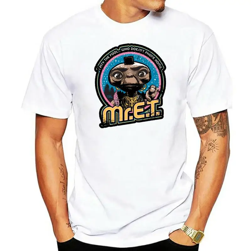 

Mr T Shirt Et T Series Bosco Movie Fun A Bus Van Team B A E T Baracus Men Streetwear T Shirt 012493