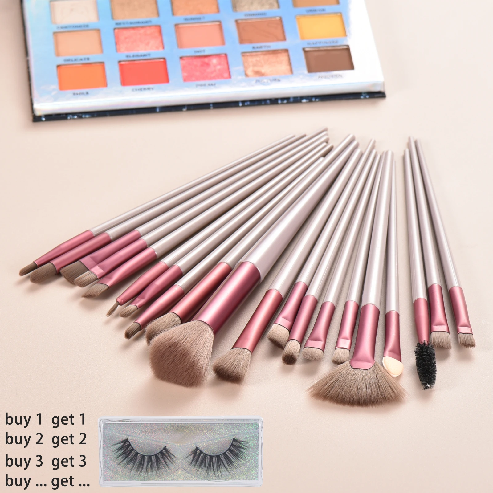 

KOSMETYKI Makeup brush 20 Pcs eye brushes Eyeshadow eyeliner eyebrow brush Eye makeup tool set Cheap brush