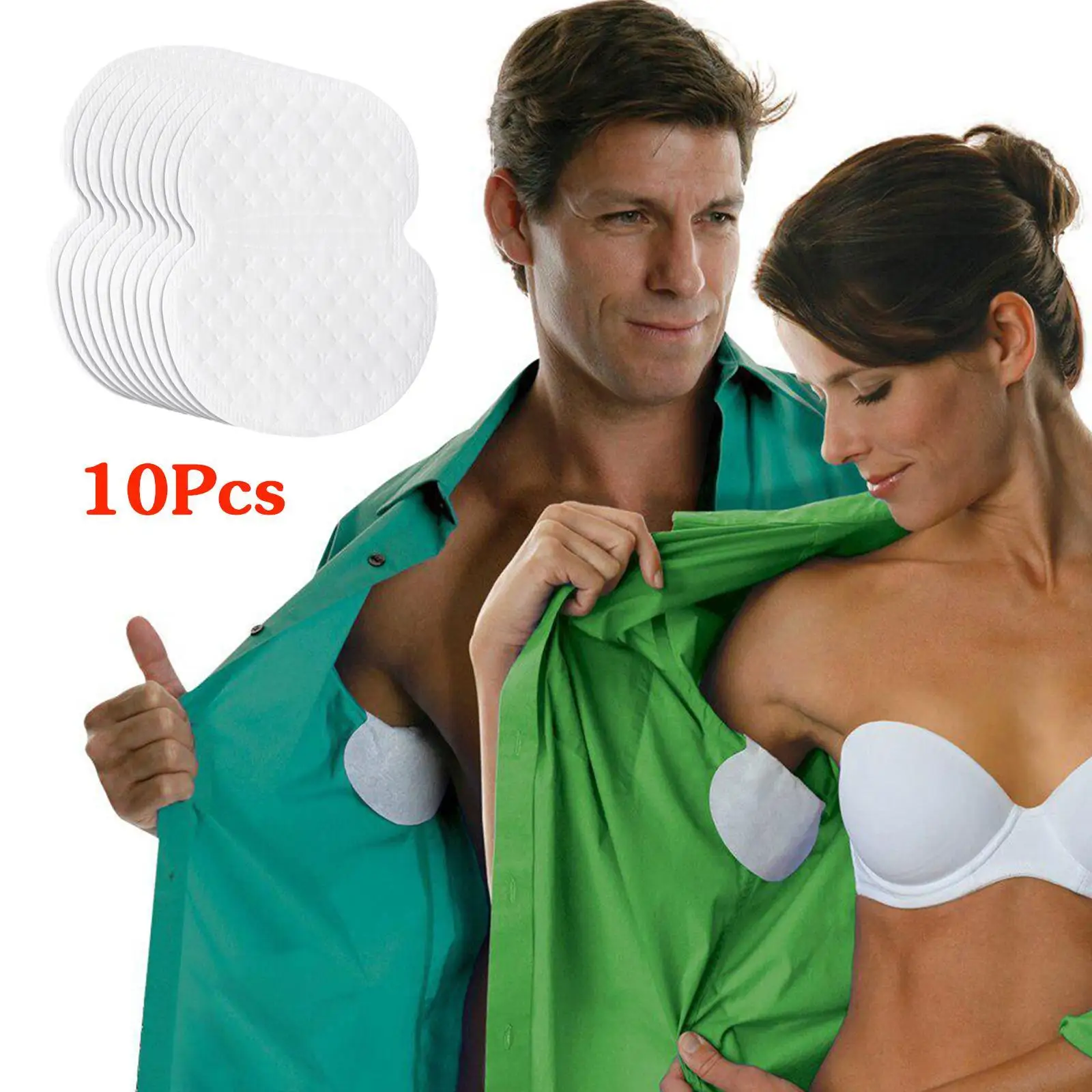 

10pcs/set Summer Armpit Sweat Pads Underarm Deodorants Stickers Absorbing Disposable Anti Perspiration Patch