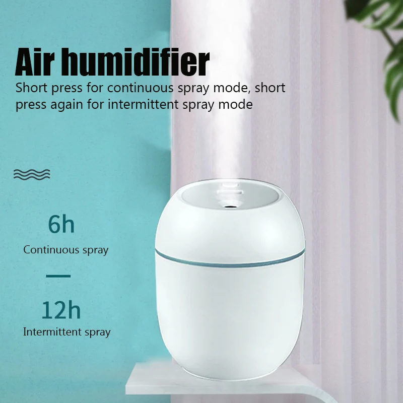 Портативный диффузор для ароматерапии 250 мл светодиодный Ночная лампа