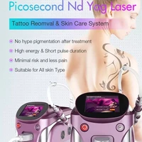 hot sales portable freckles pigmentation q switch nd yag eyebrow picosecond laser tattoo removal machine