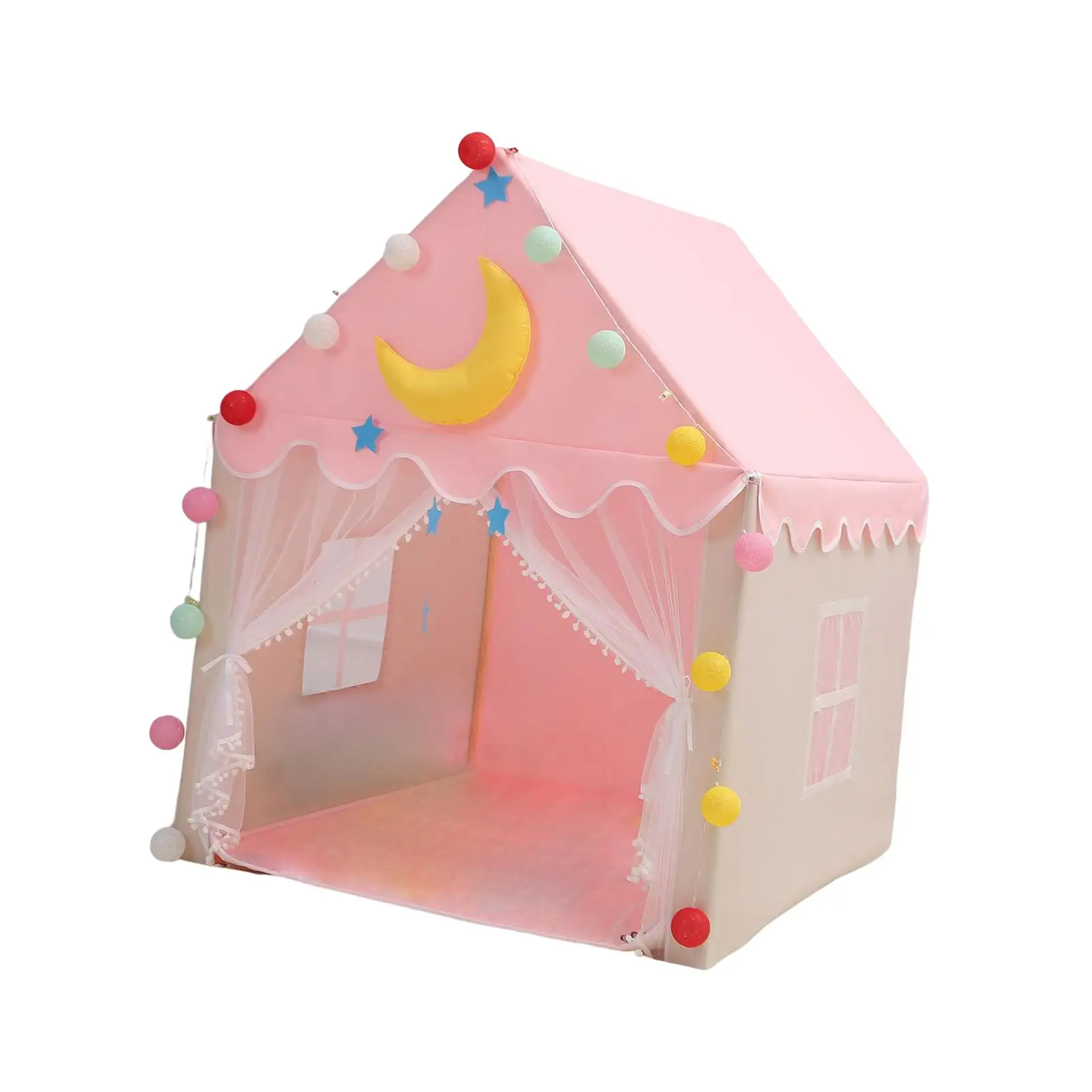 

Playhouse Tent Toy Reading Tent Camping Playground Portable Indoor Outdoor Playhouse for Kids Girls Boys Toddlers Children