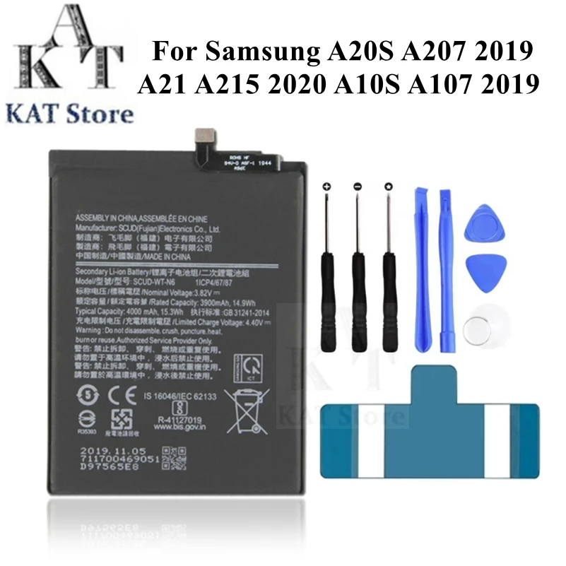 

Аккумулятор для Samsung A20S A207 A21 A215 A10S A107 2019