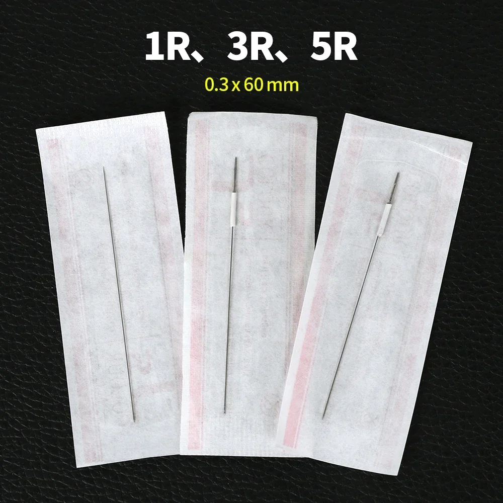Тату-иглы для машинки перманентного макияжа бровей и губ иглы марки JS Color 1R 3R 5F 0 3