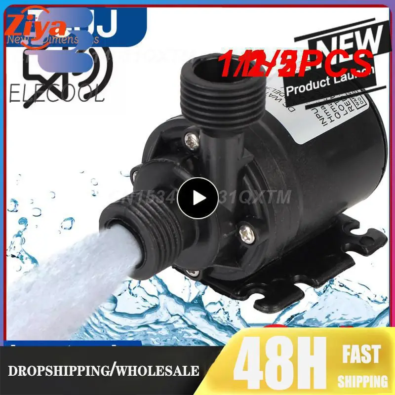 

1/3 шт., ультратихий погружной водяной насос DC 12 В, 800 л/ч, 5 м