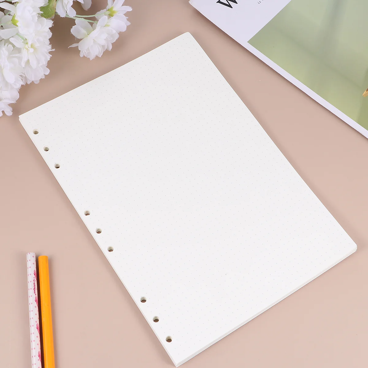 

Paper Notebook Refill Papers Pocket Loose Leaf Inner Journal Planner Replacement B5 Binder Inserts Detachable Diary Refills