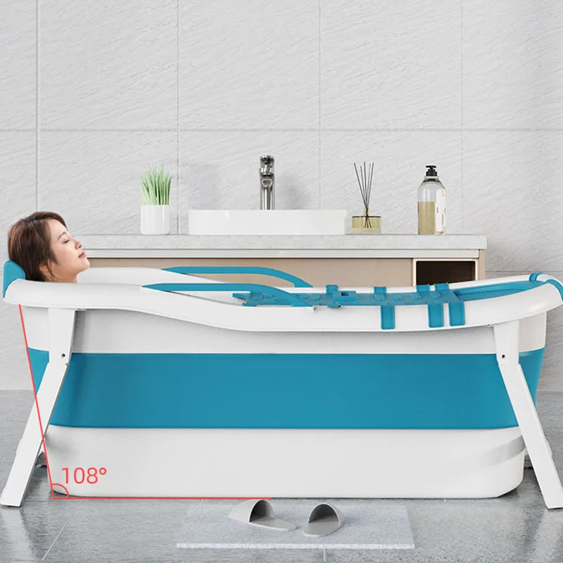 Складная уличная Ванна Отдельно Стоящая большая надувная ванна для кемпинга