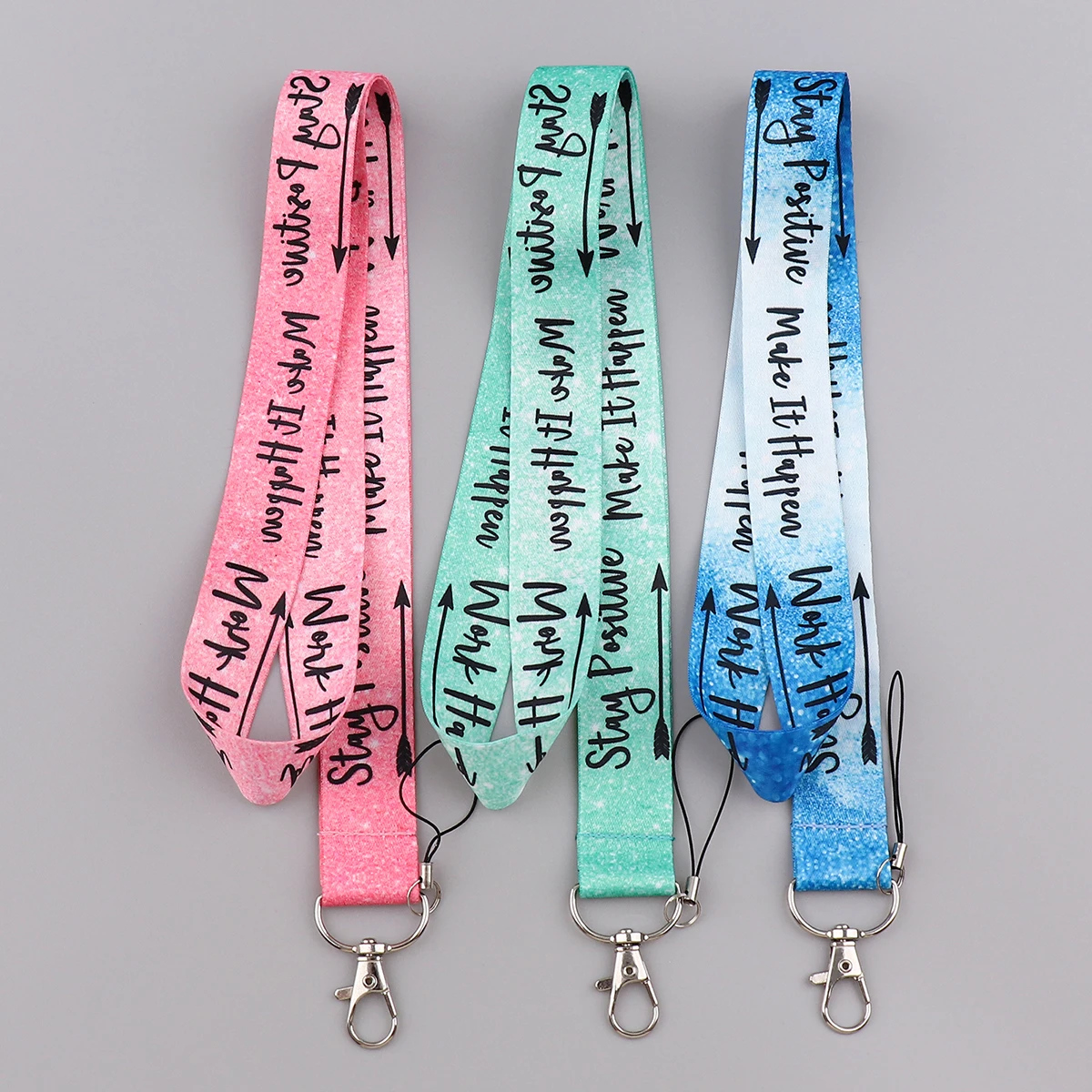 Радужная серия цитаты шнурок для ключей чехол удостоверения личности бейдж