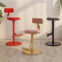 modern bar dining room chairs nordic velour industrial soft chair with backrest makeup manicure sedie cadeira nordic furniture