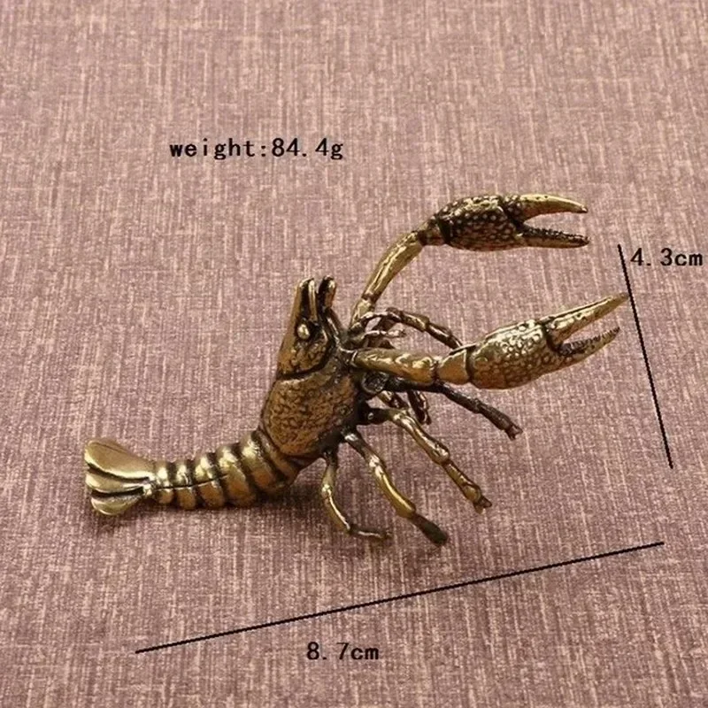 Миниатюрная медная фигурка лобстера