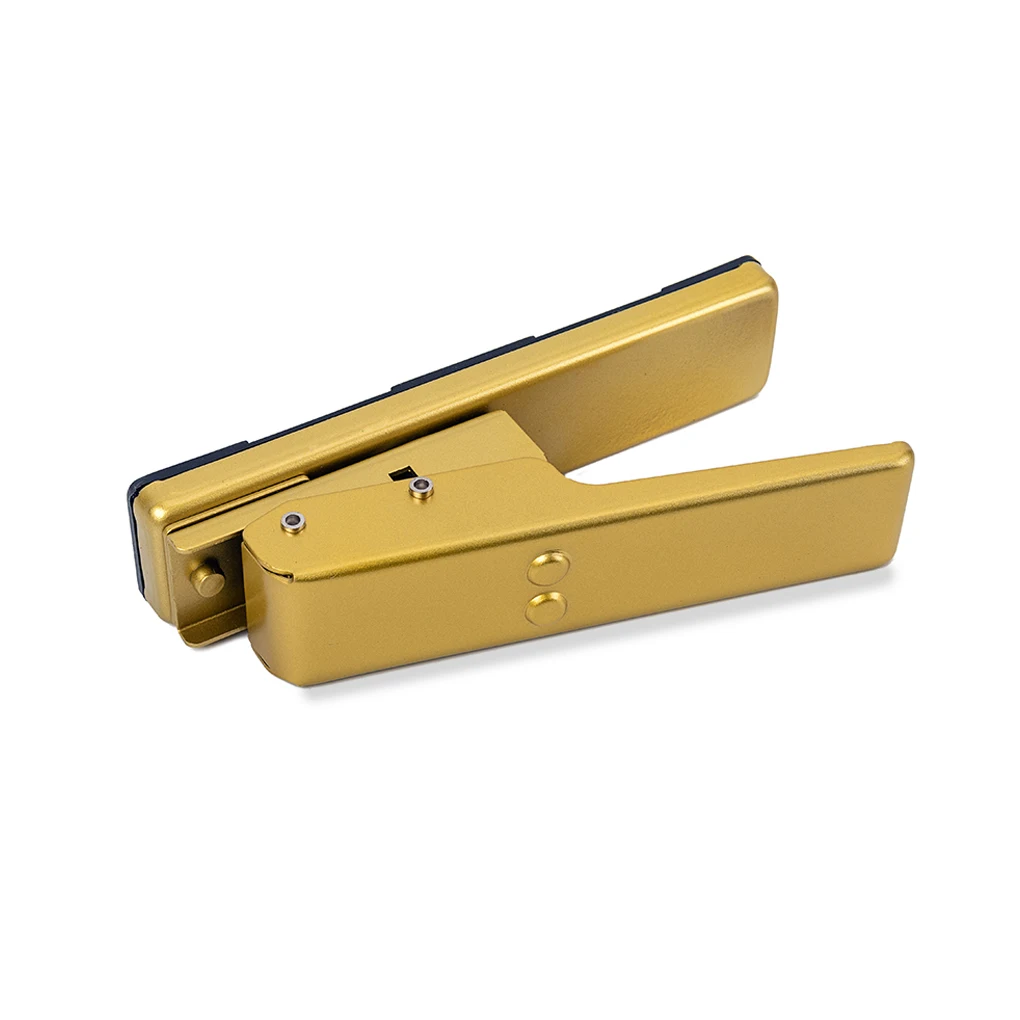 

Guitar Picks Maker Plastic Card Hole Punch Abrasive Paper DIY Own Pick Press Machine Slicing Tool Make Accessories