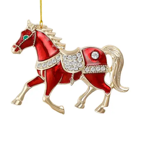 Рождественское украшение лошадь из акрила