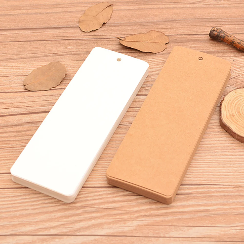 

24pcs Kraft Paper Card Blank Business Card Message Thank You Card Writing Card Label Bookmark Learning Card
