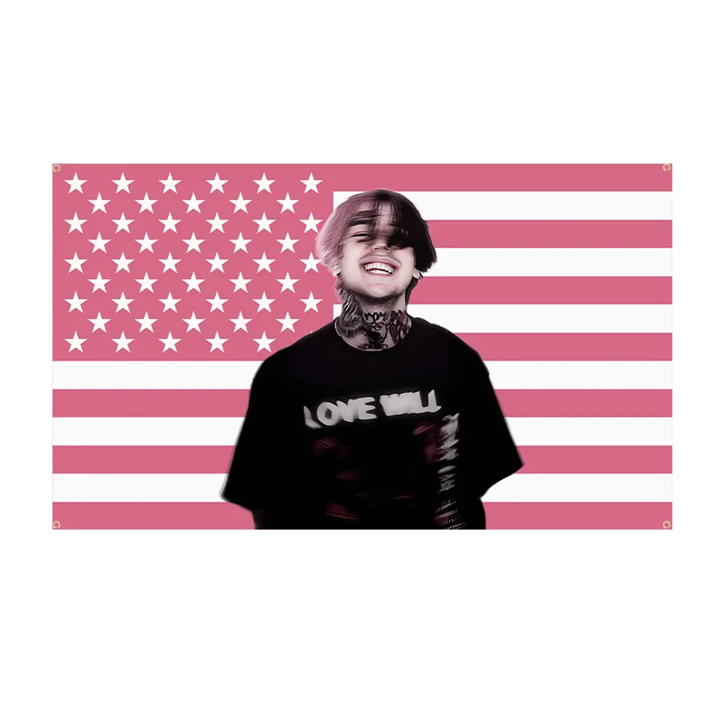 

Гобелен с флагом Lil Peep, хипстерское настенное искусство, тема США, декор в общежитии, гобелен для спальни, гостиной, гобелен для спальни, прикроватный