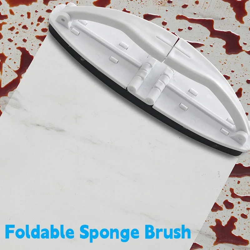 

Foldable Household Countertop Wipe Gas Stove Brush Kitchen Bathroom Floor Tile Wipe A Brush Decontamination Cleaning Brush