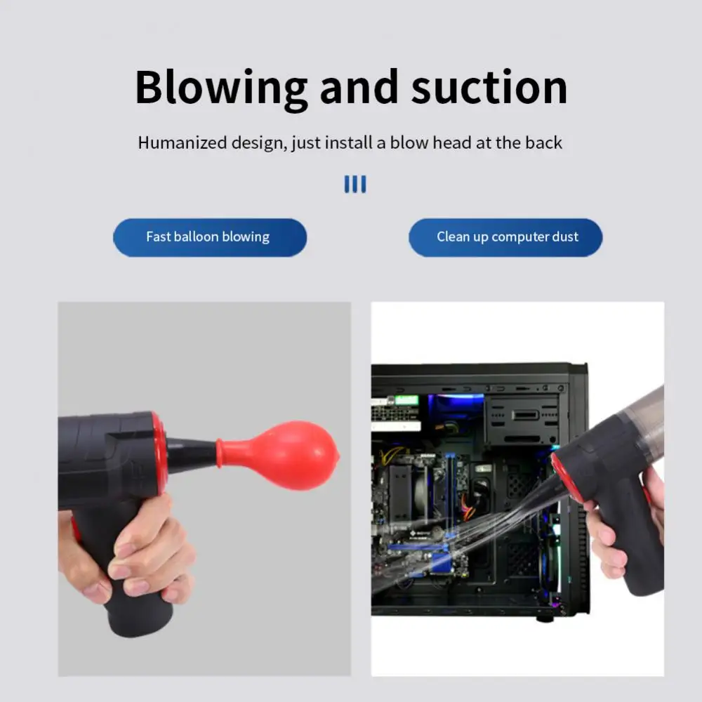 

Super Suction Vacuum Cleaner Air Compressor Pump Universal Multifunctional Long-lasting Suction Car Electrical Air Pump Durable