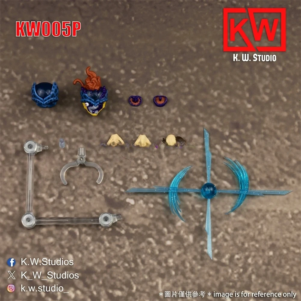 Фото Новинка 2025 года: Набор аксессуаров для фигурок KW Studio KW005 KW005P SHF Little Monster (маленький монстр) — модель аниме-фигурки №4