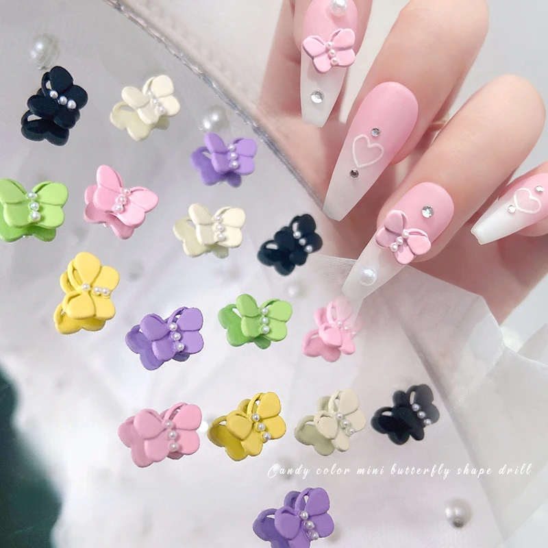 

4 шт., маленькие металлические украшения для ногтей