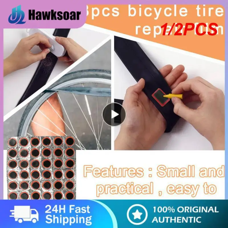 

1/2PCS 25mm 35mm Tire Repair Piece Round Square Motorcycle Bicycle Autocycle Tire Patch Rubber Patch Piece Tire Repair Tools