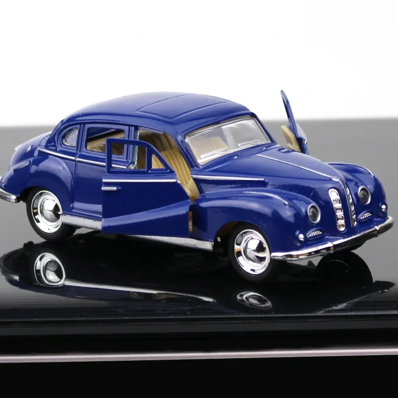 

no box1:36 Simulation Model of Vintage Car Autobahn Polizei Classic Car Model Off-Road Metal Birthday Cake Ornaments G33