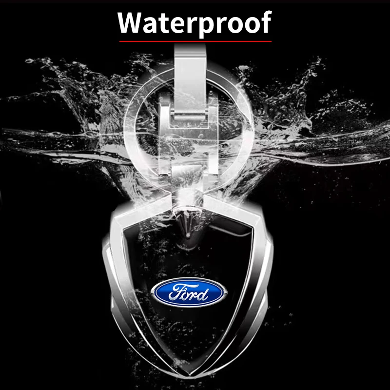 3D металлические брелоки для ключей с логотипом автомобиля брелок Стайлинг Ford Focus