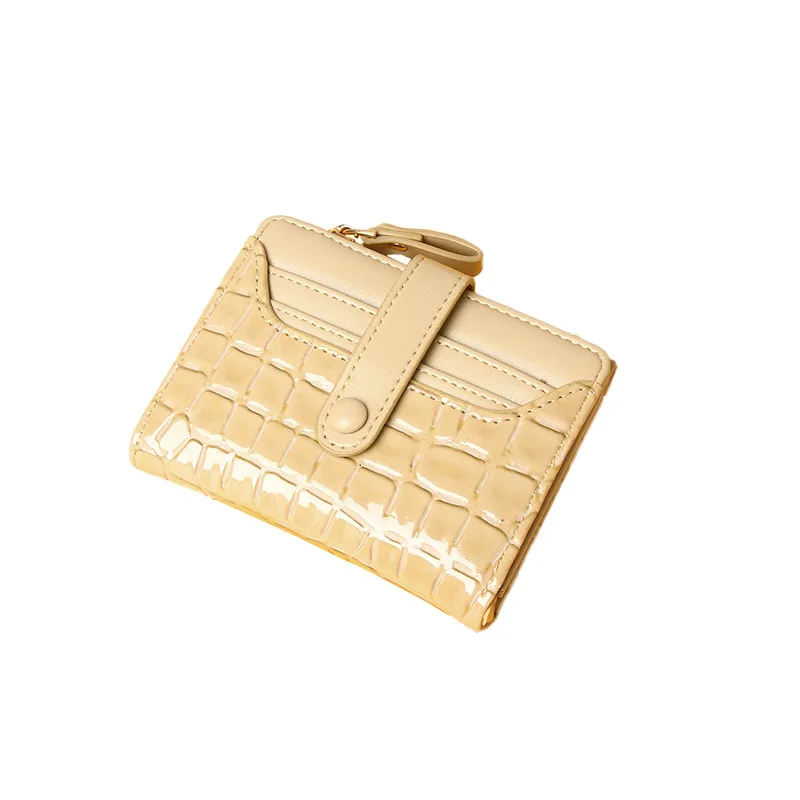 Luxury Women Holder Short Wallet Mini Women's PU Letter Multi-Card Card Holder Small Multi-functional Clutch Bag