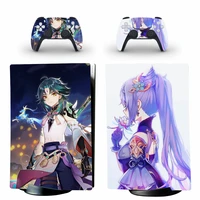 genshin impact ps5 digital skin sticker decal cover for playstation 5 console 2 controllers vinyl skins
