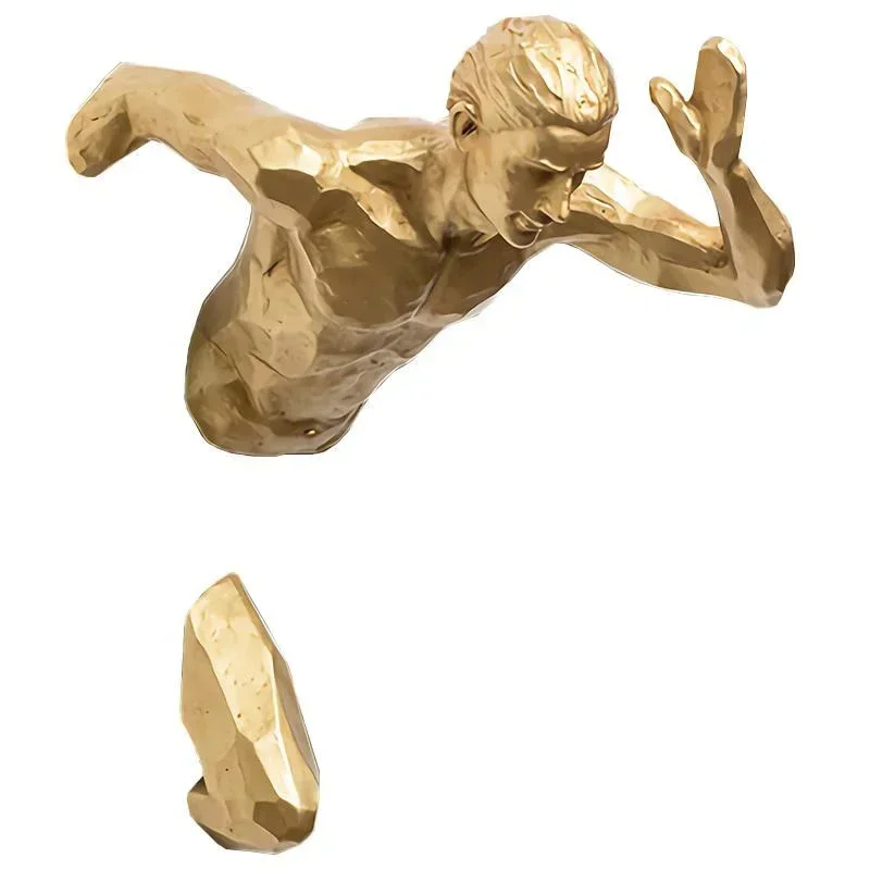 Креативная рельефная скульптура В индустриальном стиле из смолы фоновая