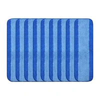 microfiber cleaning pad dry flat mop suitable for bona replacement mop replacement cleaning rag9 sheets