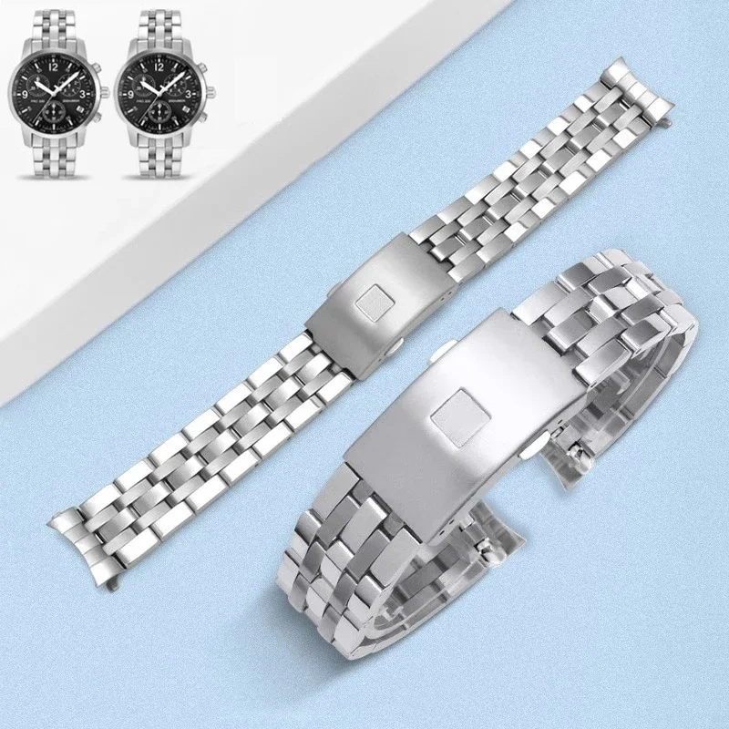 

Ремешок для часов Tissot, стальной браслет для мужских часов, 1853 оригинальный браслет для часов T17 T461 T014 PRC200 из нержавеющей стали