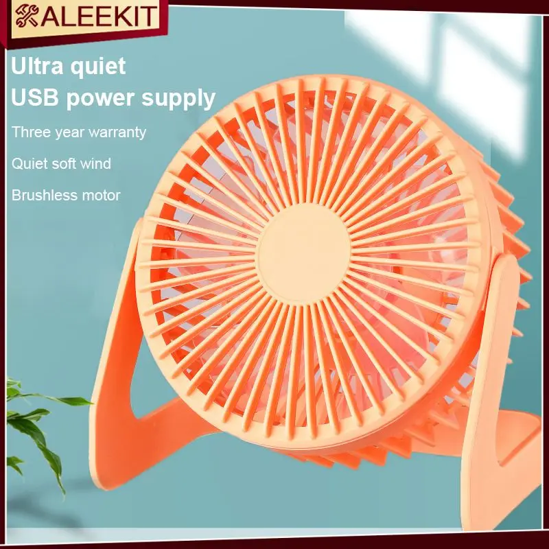 

Snowflake Fans 360 Degree Rotating Portable Desktop Fan Usb Charging Summer Air Cooler Electric Fans Small Fan Quiet Operation