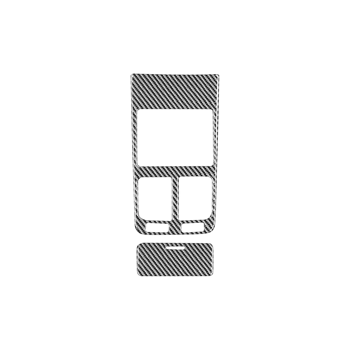 

Carbon Fiber Car Rear Air Conditioner Outlet Frame Cover Trim Sticker for Volvo S90 2017-2022 Accessories