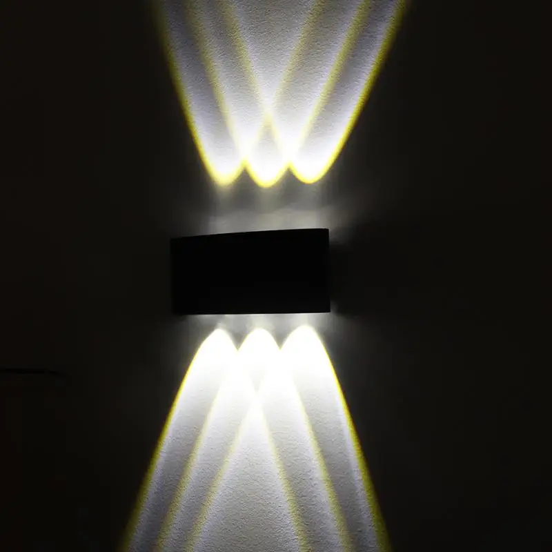 

Настенная лампа, креативная, без вспышки, с алюминиевым водонепроницаемым проводом, освещение для сада, коридора, светодиодное наружное освещение 12/10/4/2