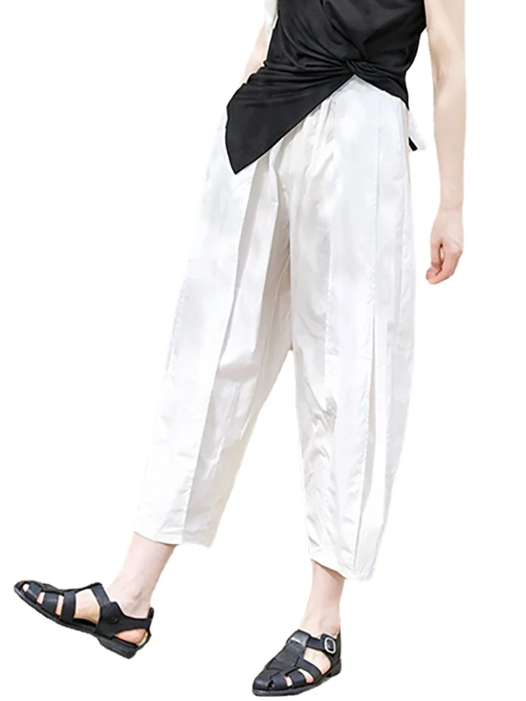 

Женская футболка и брюки, летний и весенний комплект из двух предметов с большим покрытием