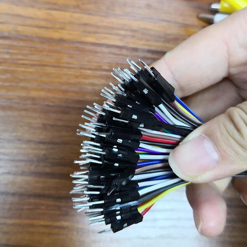 Зажим типа крокодил 10-контактный штекерный двухсторонний зажим тестовый провод