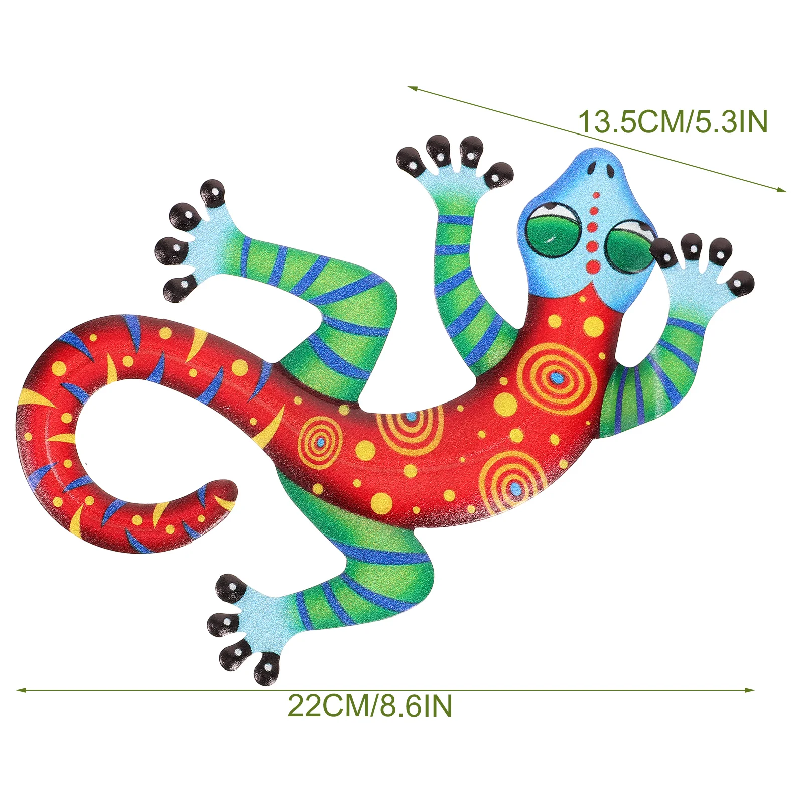 Doitool винтажный декор для террариума металлический геккон настенный 3D ящерица